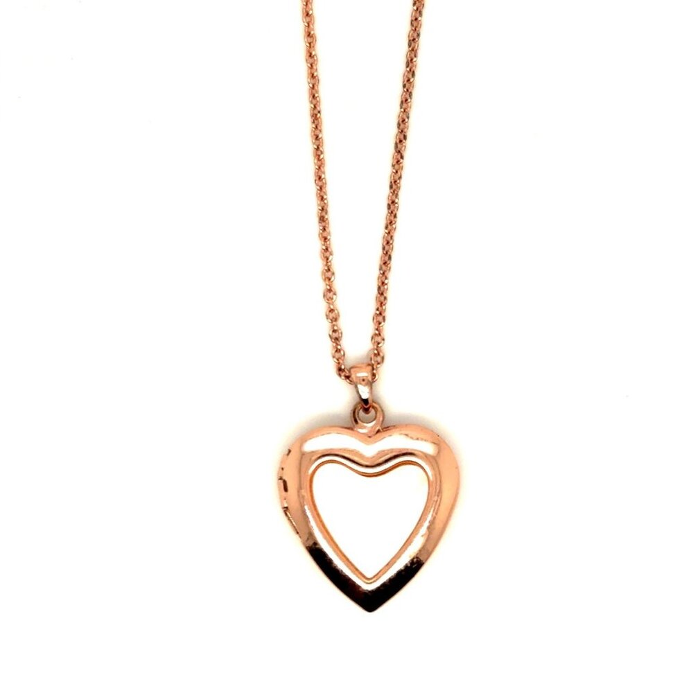 Pura Vida Rose Gold Mother of Pearl Locket Necklace
